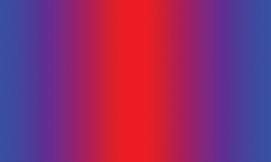 An example image of a radial gradient is shown. In this image, both the left and right corners of the rectangular background are filled with blue shade, and the center appears like an elongated circle with a red shade.