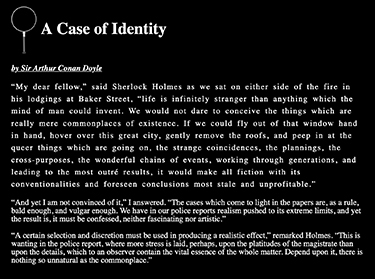 A figure shows an example of using a CSS style rule in a text to change the background color. The vertical-align value of the header is middle, and the author's credit is underlined.