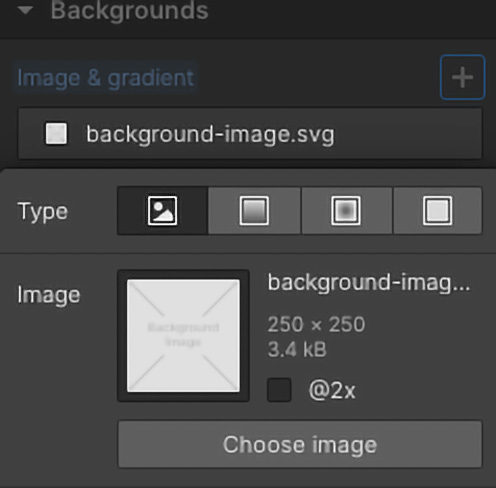 Figure 4.7 – Adding a background image 