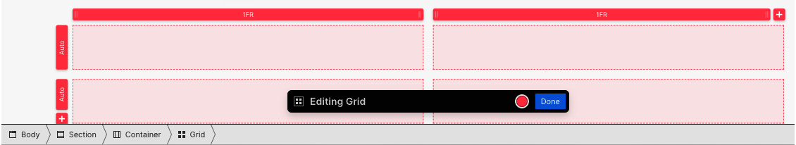 Figure 5.19 – Adding a grid 