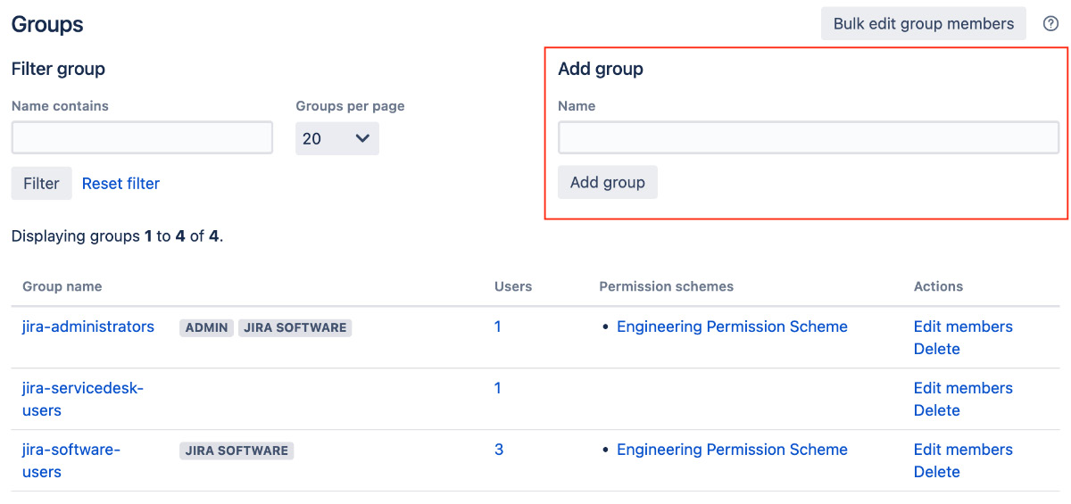 Figure 9.4 – Group Browser page 