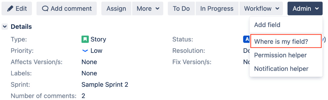 Figure 6.12 – Field helper 