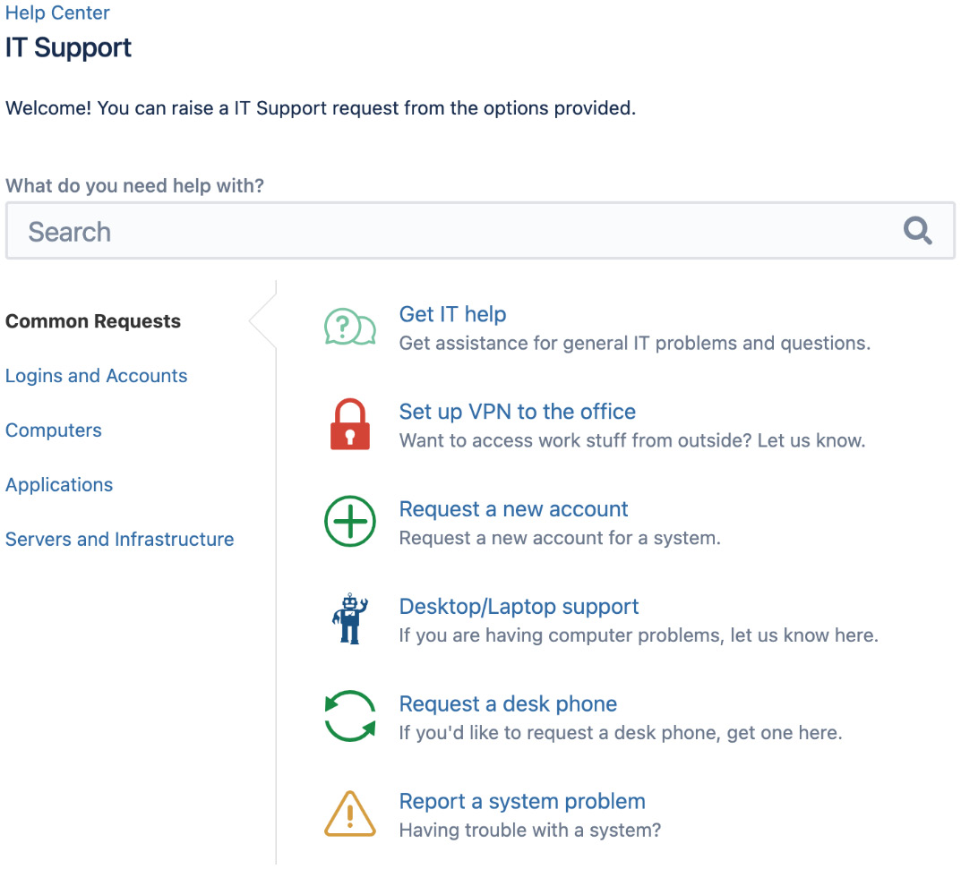 Figure 11.3 – Customer portal 
