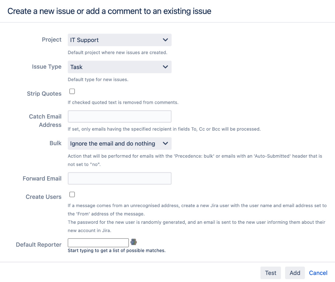 Figure 8.16 – Adding a mail handler – step 2 