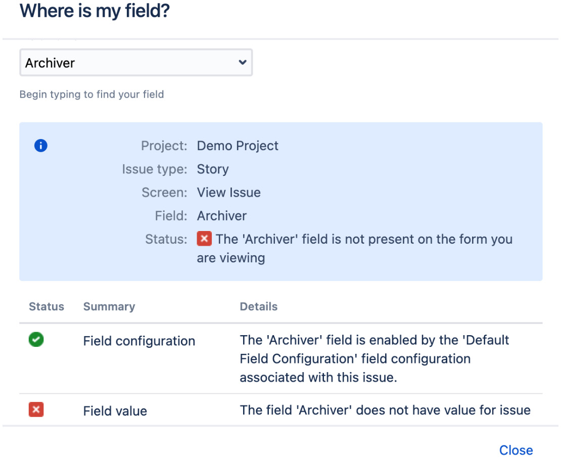 Figure 6.13 – Field helper result 