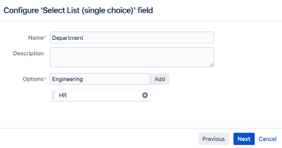 Figure 5.3 – Add custom field step 2 