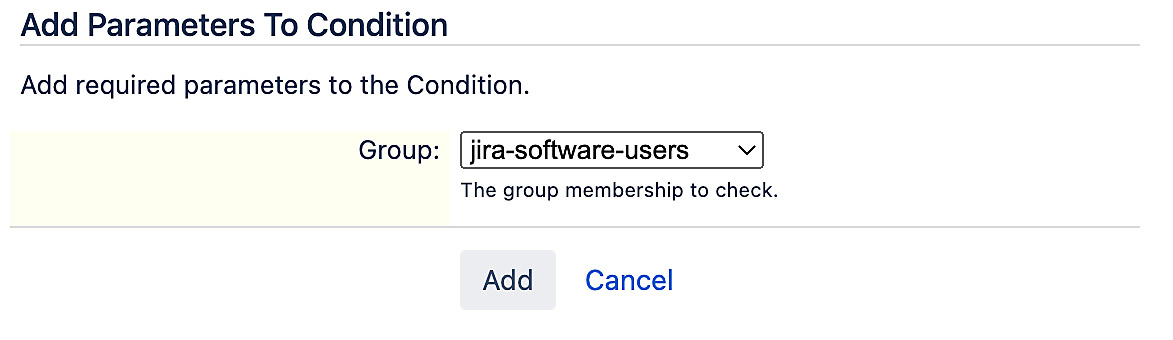Figure 7.12 – Configuring a condition 