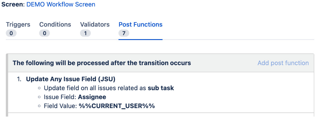 Figure 12.16 – Add post function 
