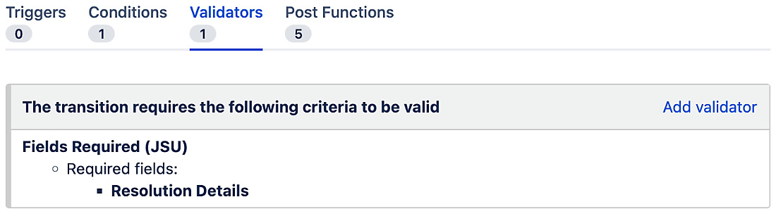 Figure 7.13 – Add validator link 
