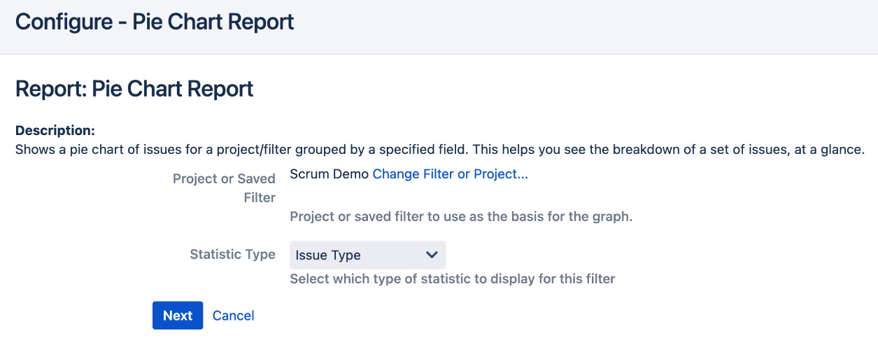 Figure 10.13 – Configuring the report 