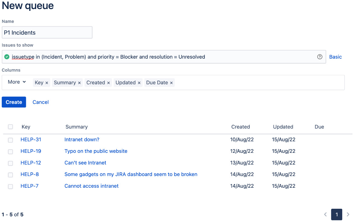 Figure 11.23 – Creating a new queue 