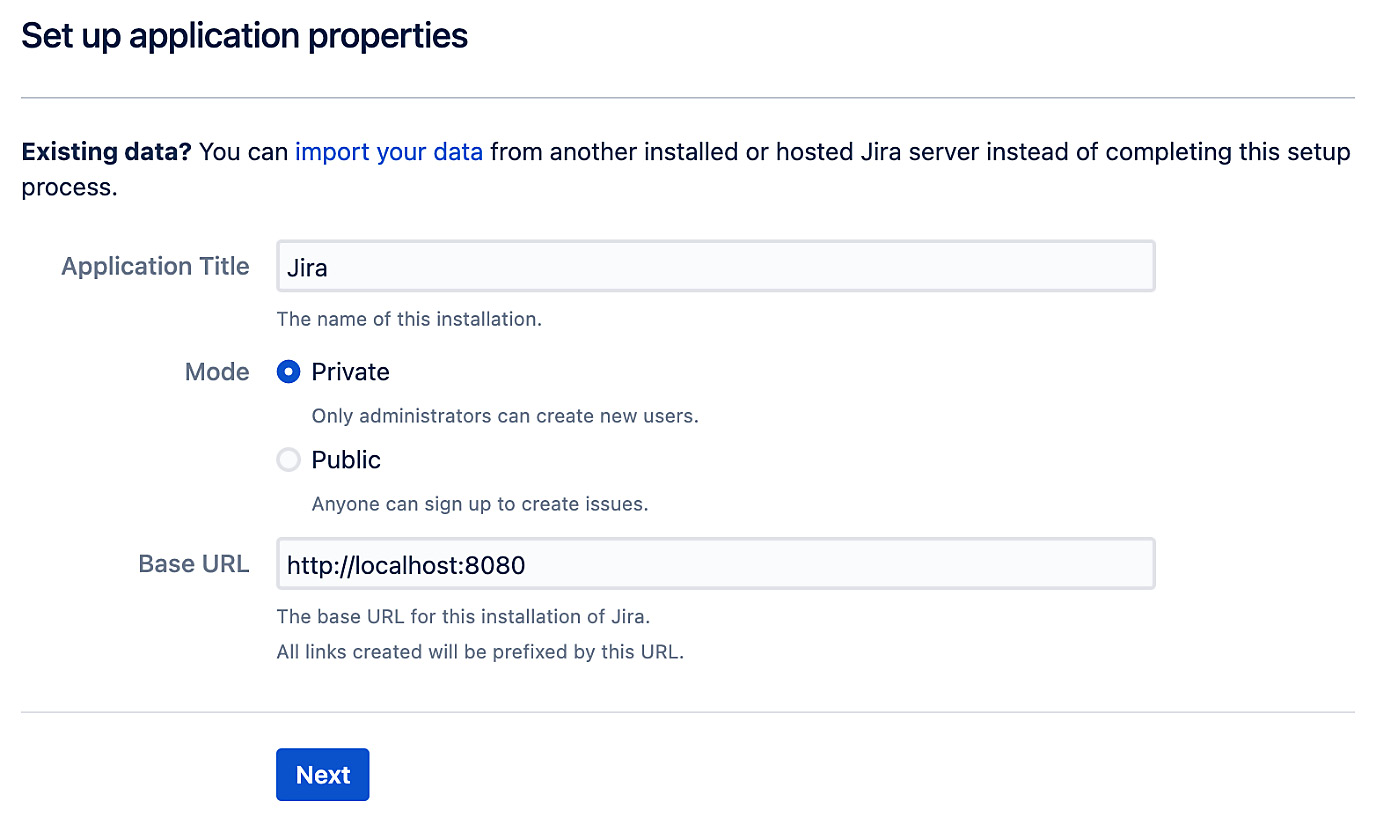 Figure 1.14 – Jira configuration step 3 