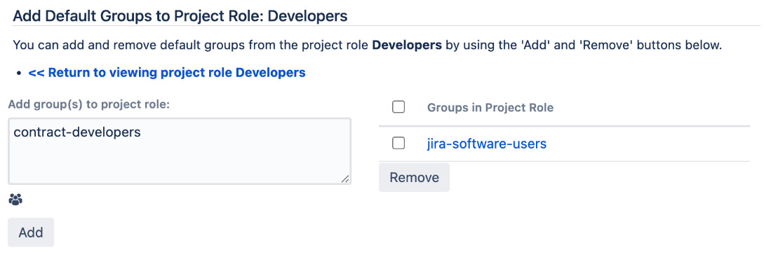 Figure 9.8 – Adding a default role member 