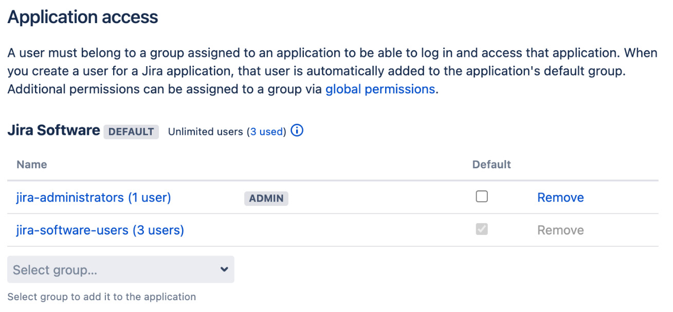 Figure 9.13 – Application access 