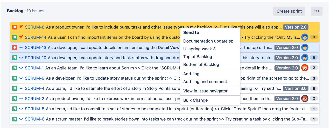 Figure 3.20 – Grooming your backlog 