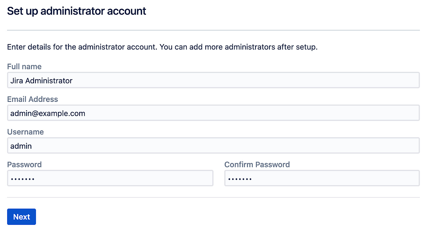 Figure 1.16 – Jira configuration step 5 