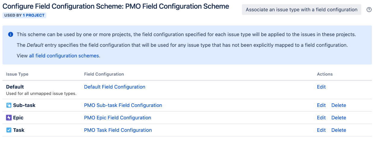 Figure 5.13 – Configure field configuration scheme 