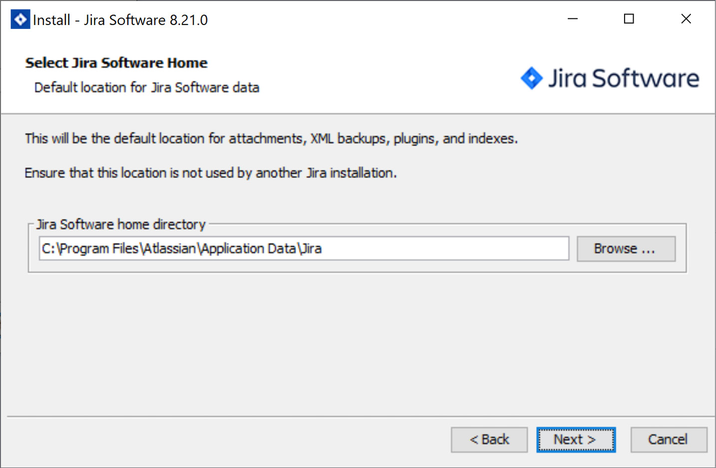 Figure 1.7 – Jira installation step 4 