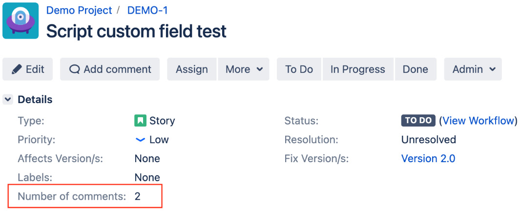 Figure 12.20 – Custom script field result 