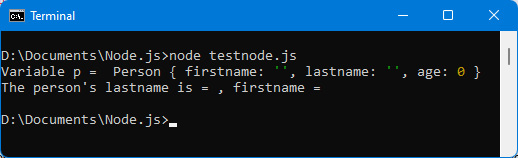 Figure 2.5 – Using the display() method 
