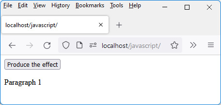 Figure 4.9 – Paragraph at the end of the appear effect 