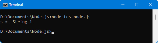 Figure 2.23 – Creating a character string 