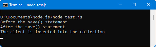 Figure 8.5 – Using the doc.save() instance method 