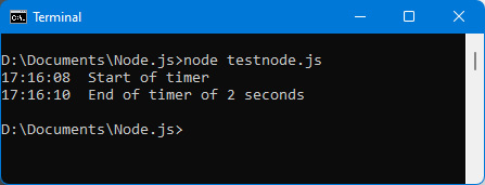 Figure 2.36 – Using the then() method 