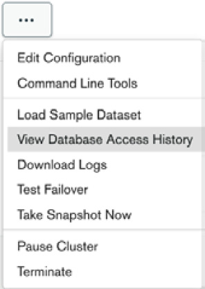 Figure 4.7 – Viewing the database 