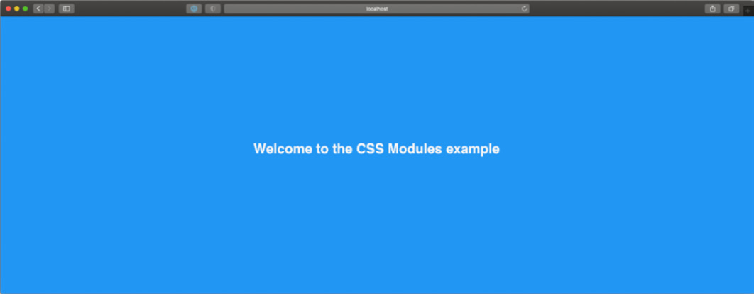 Figure 6.2 – Home page styled with global CSS module styles 