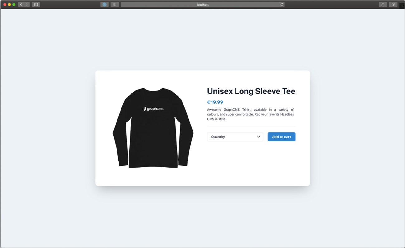 Figure 13.5 – The single product detail page 