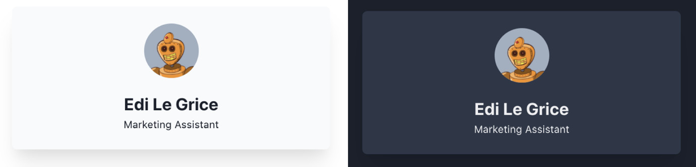 Figure 7.3 – The UserCard component 
