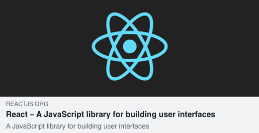 Figure 3.5 – Open Graph data of https://reactjs.org 