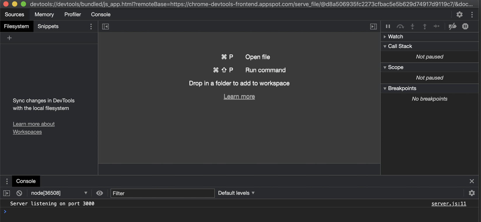 Fig. 12.2 Screenshot of the Chrome DevTools interface 