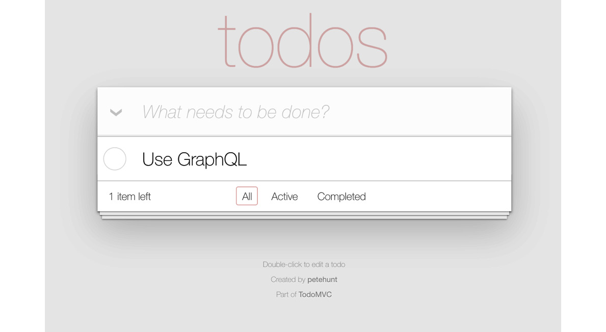 Figure 31.1 – A Todo MVC app example 