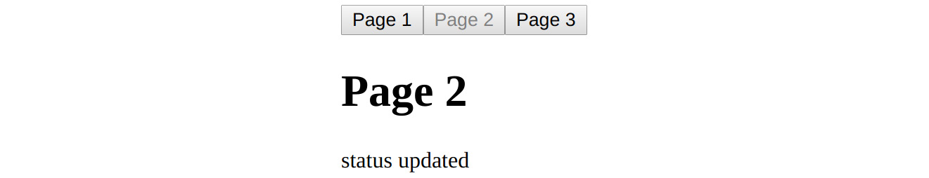 Figure 4.12 – The status update is visible on page 2 