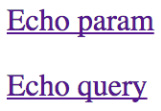 Figure 9.10 – Different types of link parameters 
