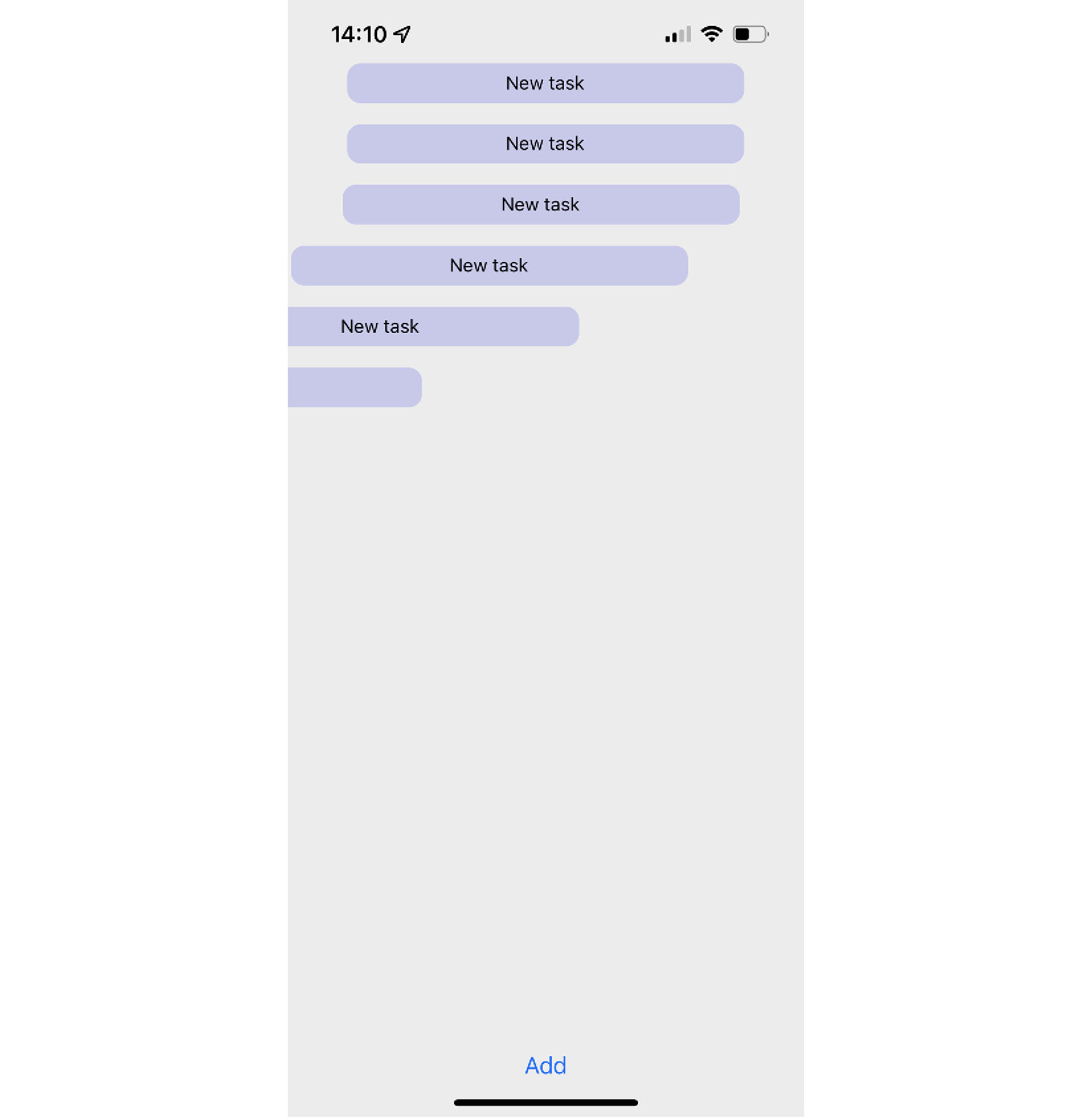 Figure 25.2 – Todo list with animated rendering 