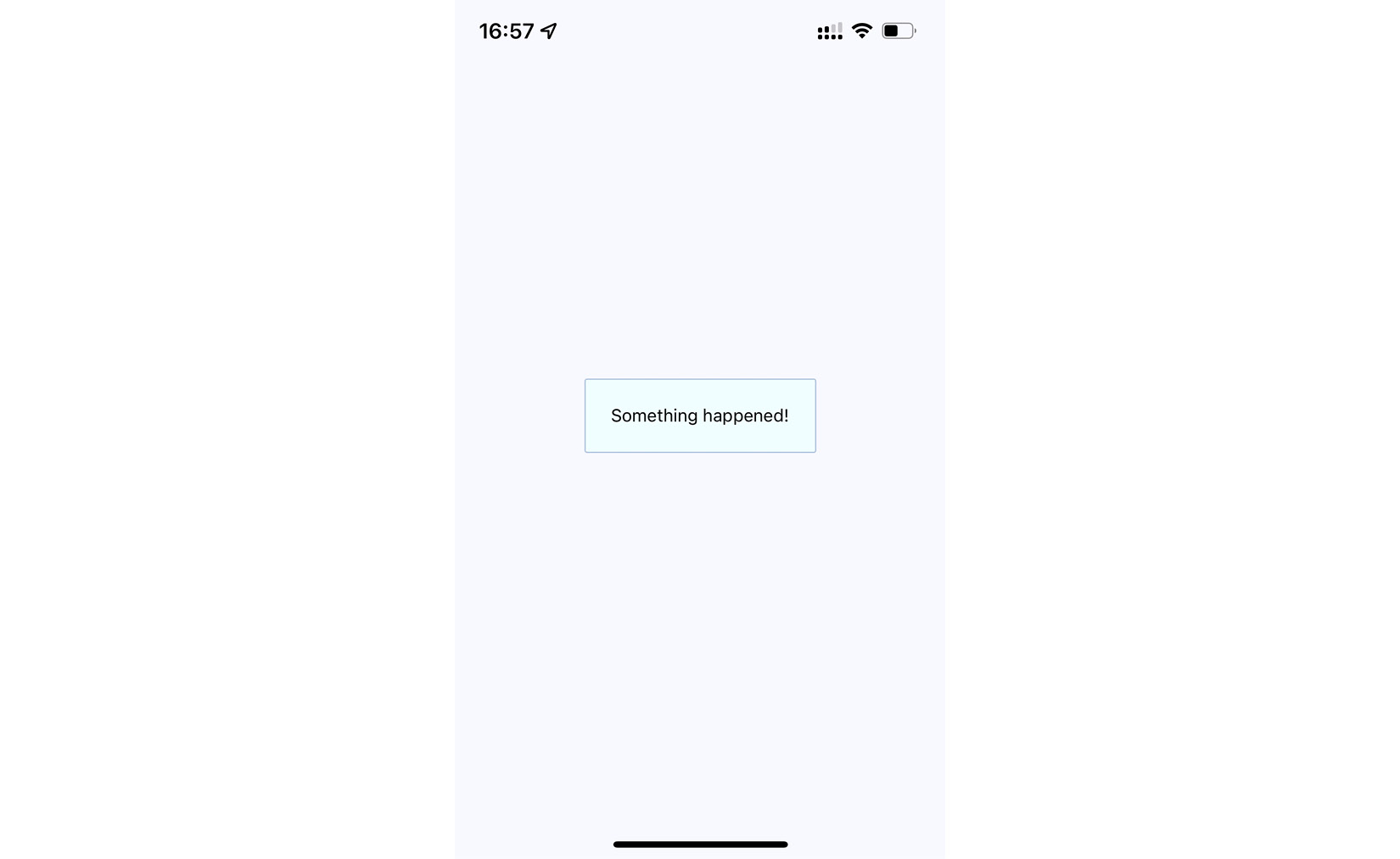 Figure 23.7 – An iOS notification 