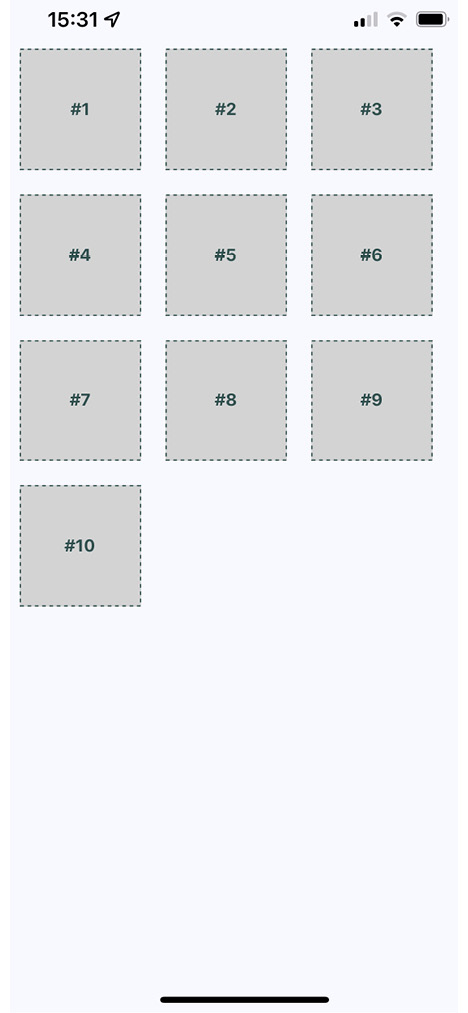 Figure 17.9 – Flexible grids in portrait orientation 