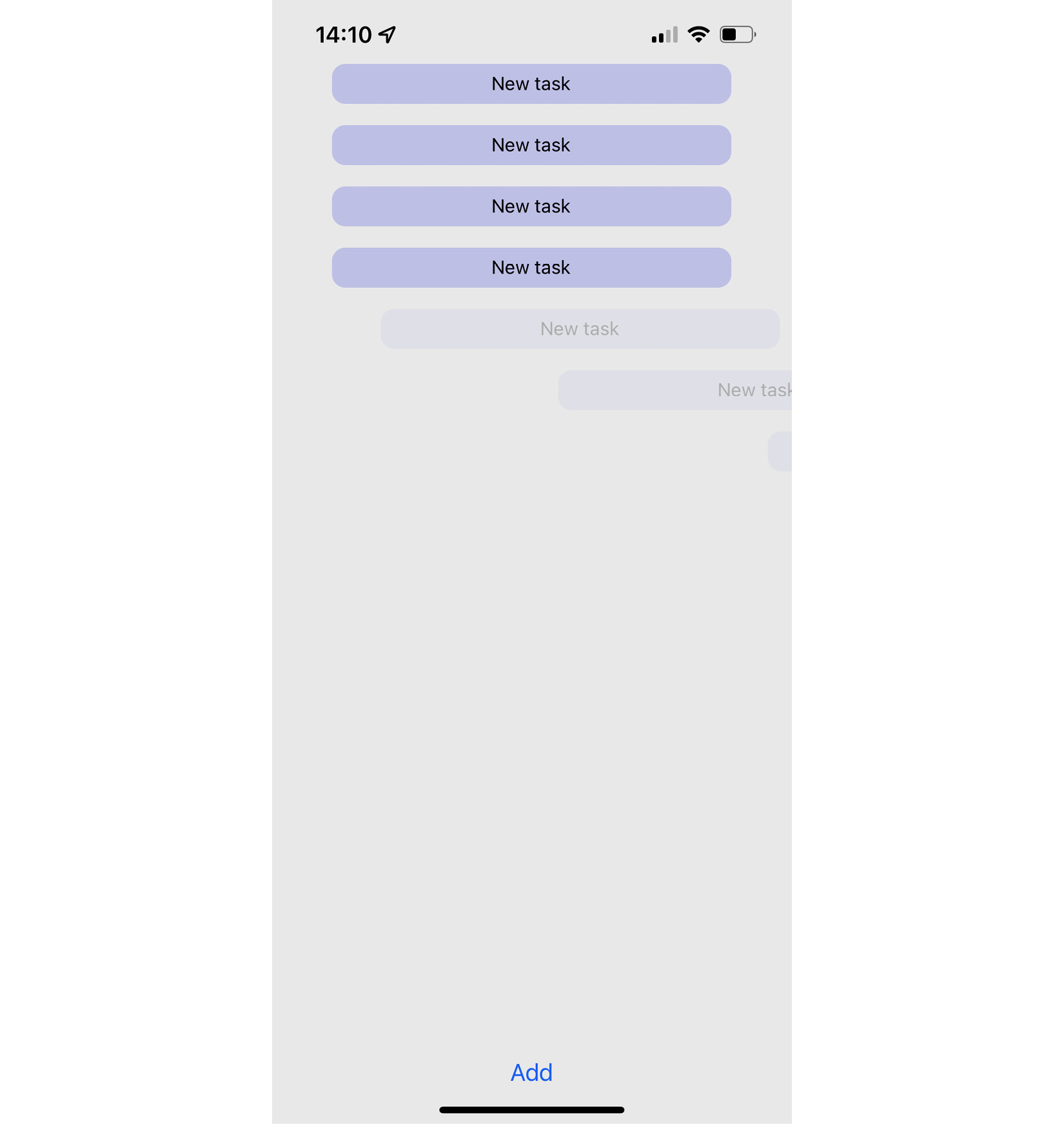 Figure 25.3 – Deleting todo items from the screen 