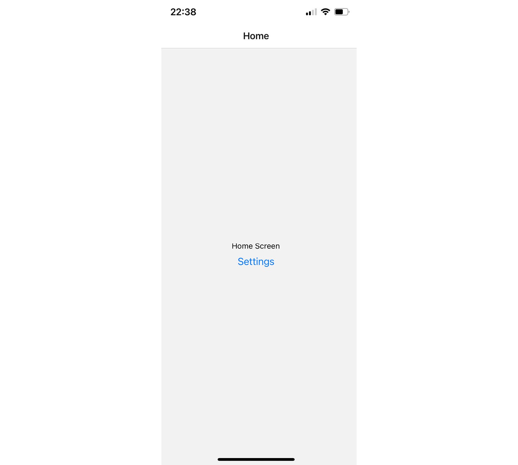 Figure 18.1 – The Home screen 
