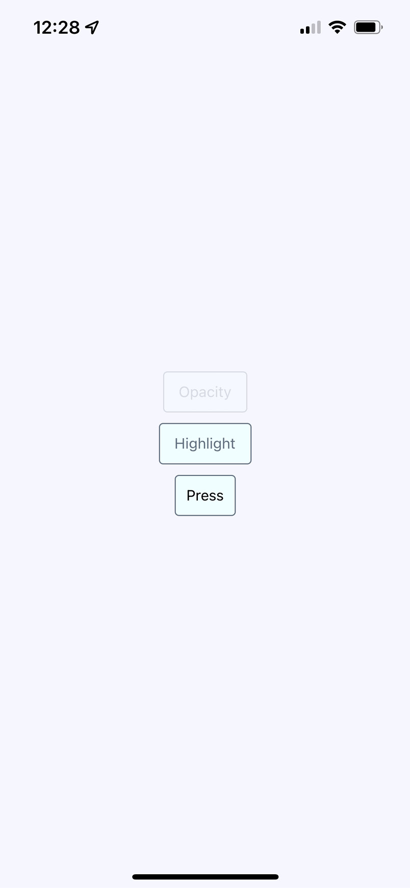 Figure 24.2 – TouchableOpacity 