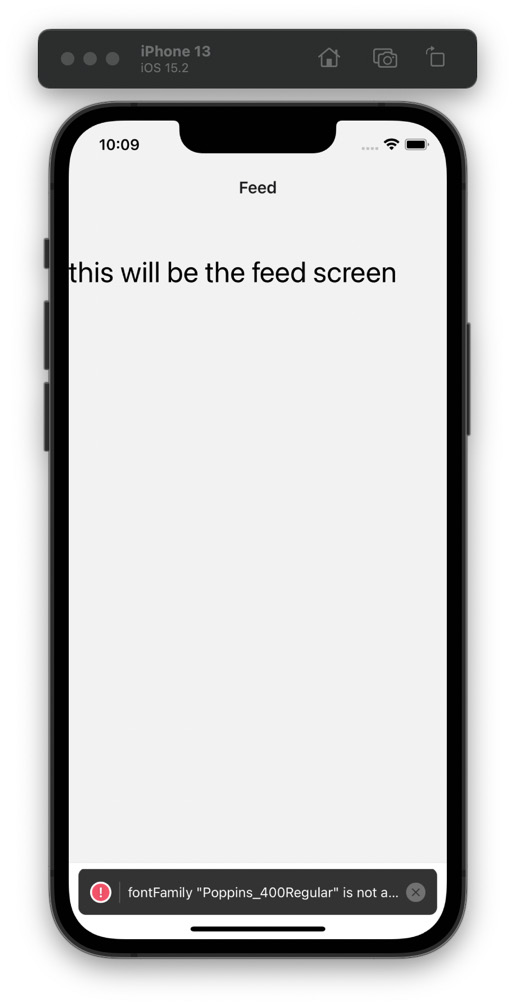 Figure 3.9 – iPhone simulators displaying an error toast message and details 