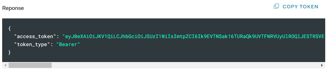 Figure 11.9 – Getting a test token from Auth0 