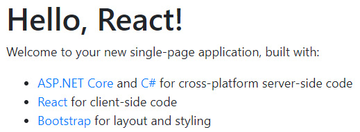 Figure 1.17 – The home page is automatically updated in the browser 