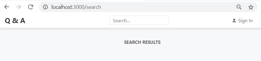 Figure 5.1 – Search page 