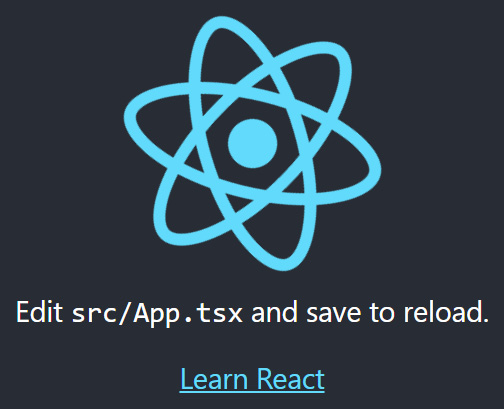 Figure 2.7 – App component in our React app 