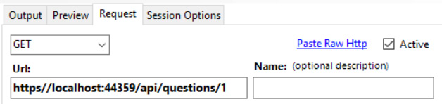 Figure 10.11 – Path to a single question 