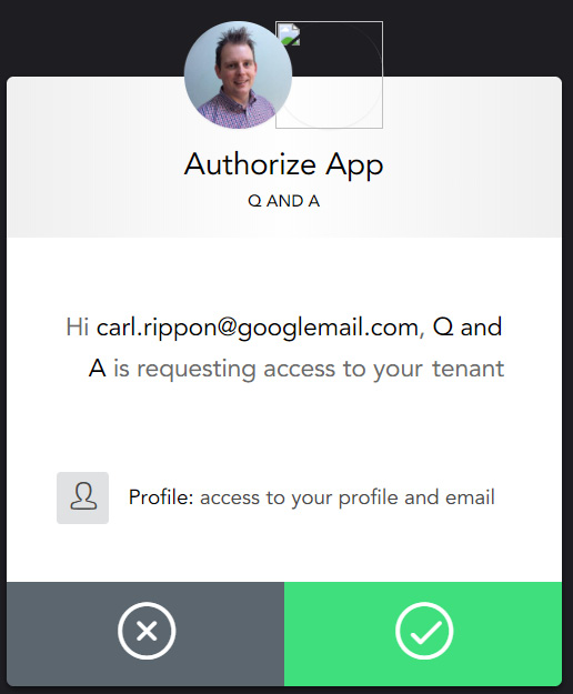 Figure 12.12 – App authorization in Auth0 